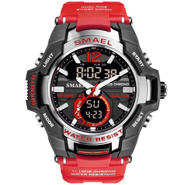 Mens Tactical Dual Display Chronograph Sport Watch