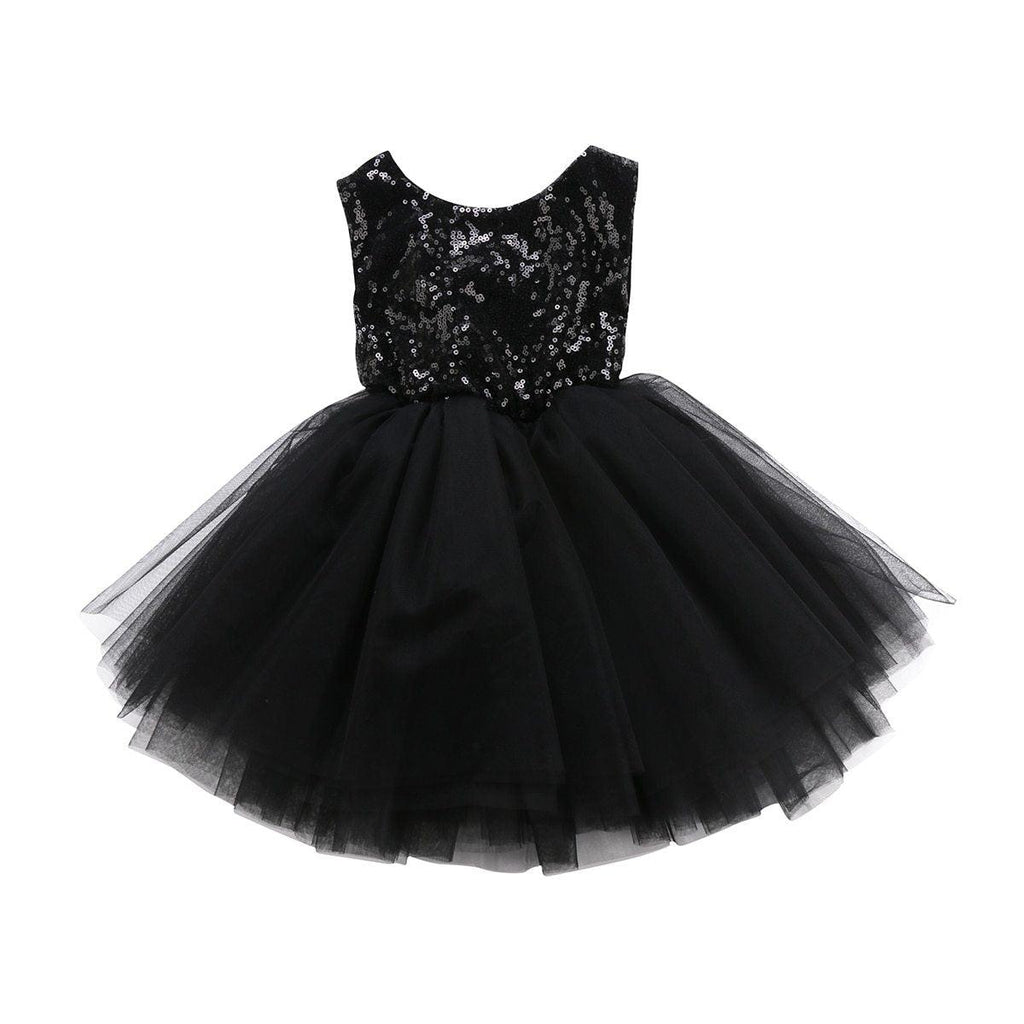 Elegant Sleeveless Sequin Party Dress for Baby Girls