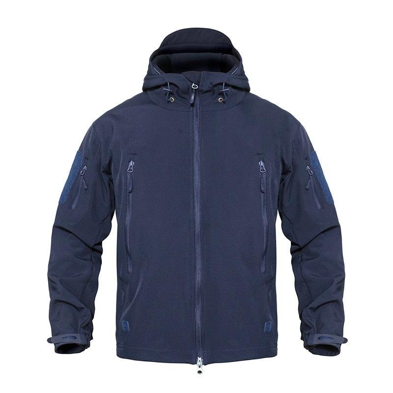 Men's Camouflage Tactical Hooded Windbreaker Waterproof Jacket
