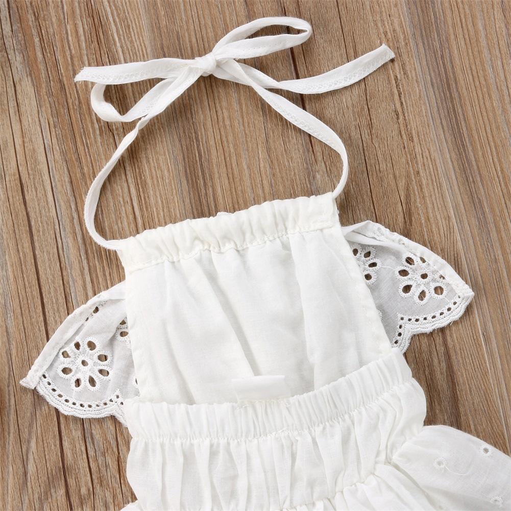 Infant Baby Girl Romantic Lace Romper Dress Playsuit