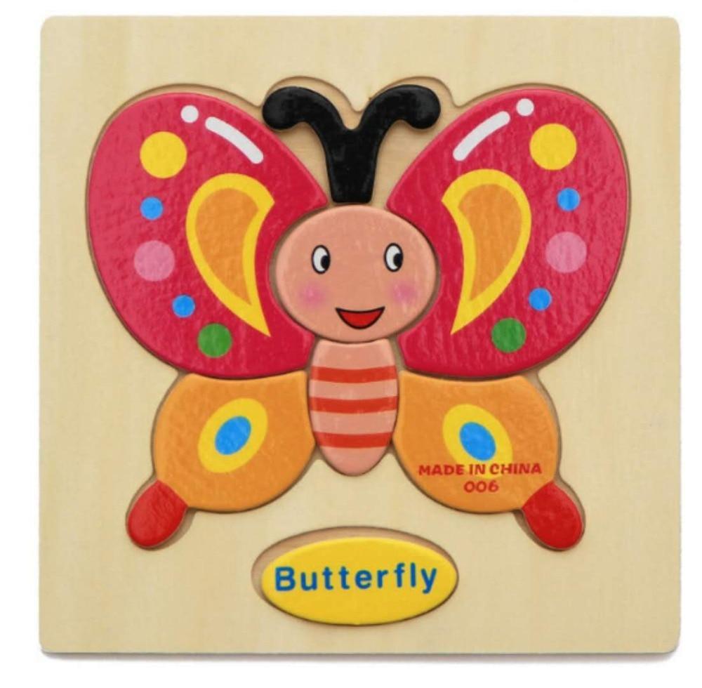 3D Wooden Animal and Car Puzzle Set for Kids Educational Play