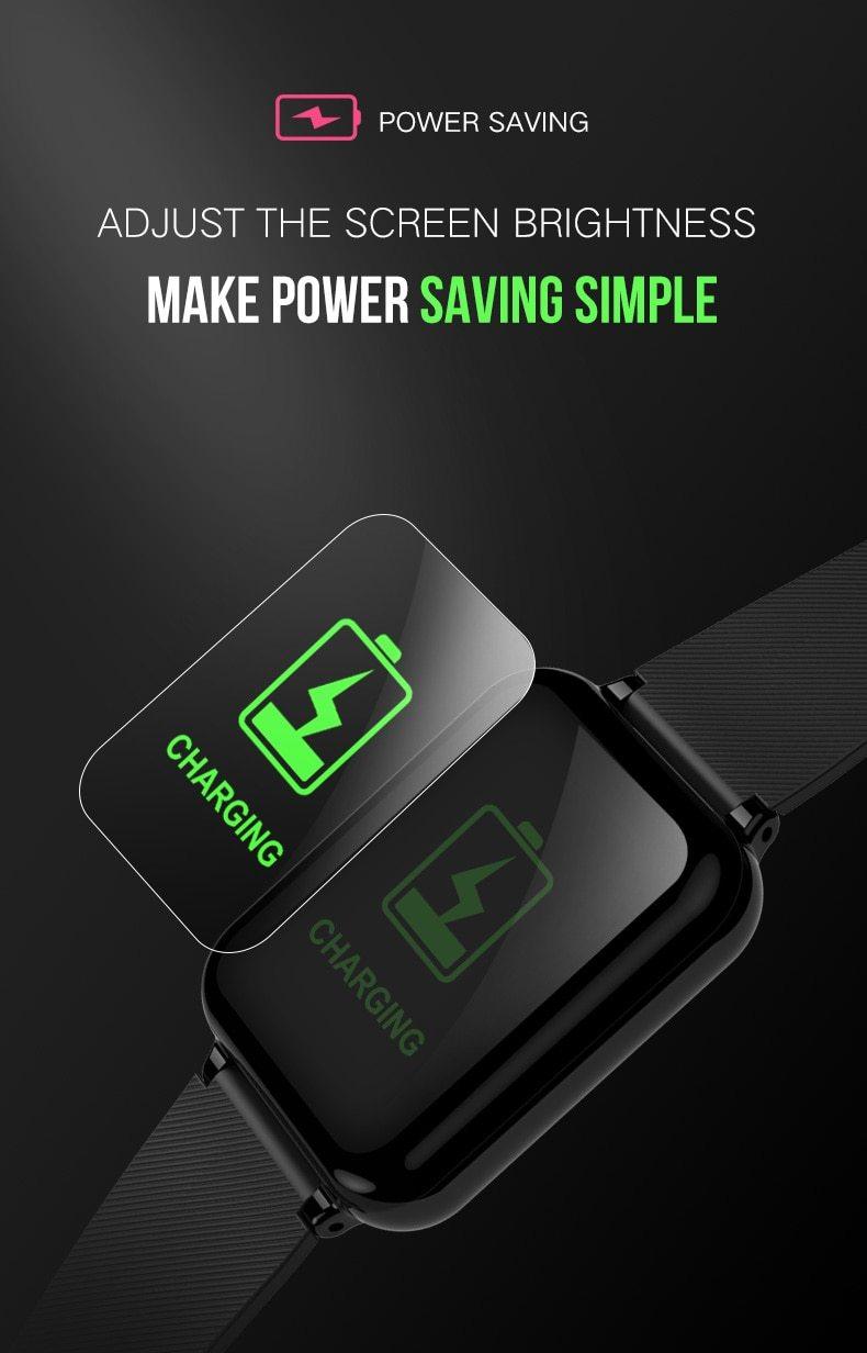 B57 Smart Watch with Heart Rate Monitor and IP67 Waterproofing