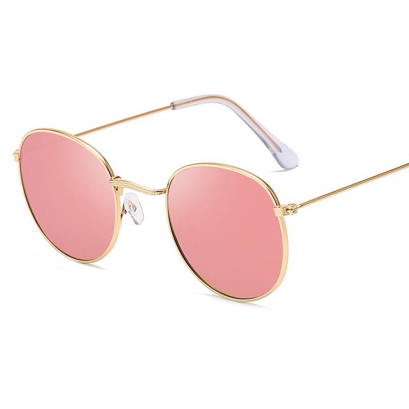 Classic Round Unisex Polarized Sunglasses Vintage Mirror Style