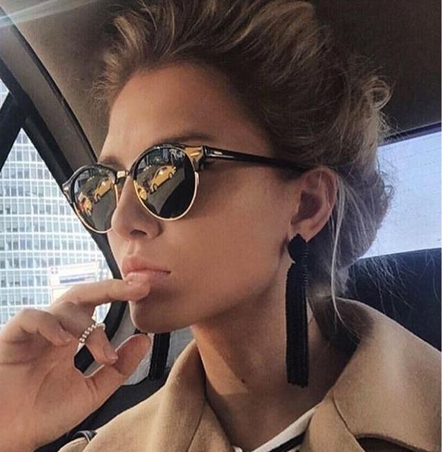 Unisex retro vintage polarized sunglasses with UV400 protection