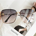 Women's Oversized Square Gradient Sunglasses with UV400