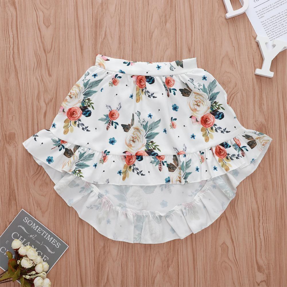 Baby Girl Floral Ruffle Top and Bloomers Set in Teal and White