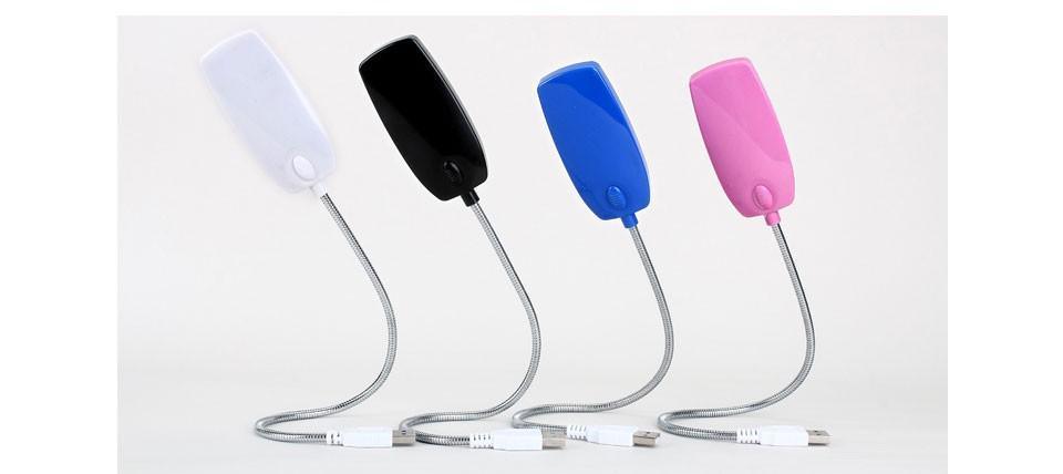 Flexible LED USB Reading Lamp for Laptop and Computer