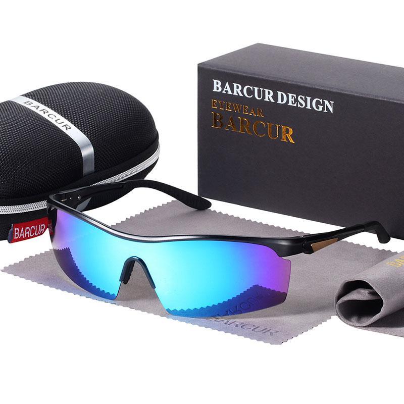Sports Polarized Aluminium Sunglasses - Lightweight Anti-Reflective