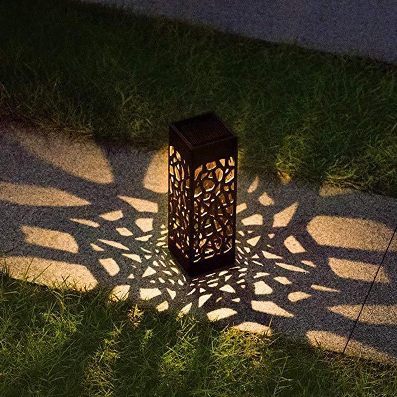 Retro Stainless Steel Waterproof Solar LED Outdoor Pathway Lamp