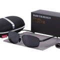 Vintage Square Polarized Sunglasses Metal Frame Classic Shades
