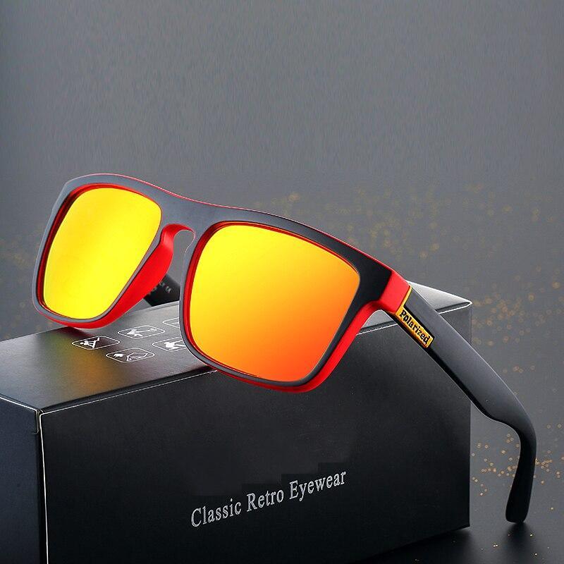 Modern Square Polarized Unisex Sunglasses with UV400 Protection