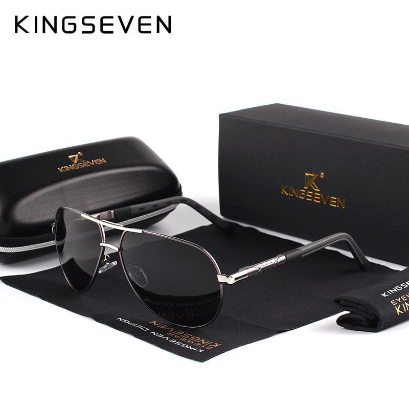 Retro Aviation Mirror Polarized Sunglasses for Men