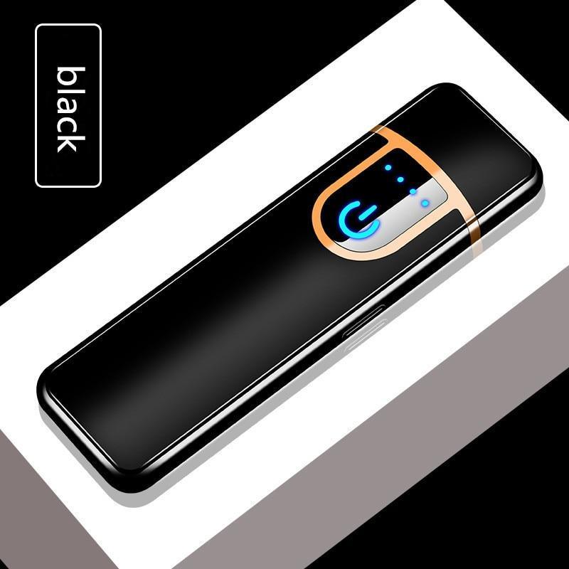 Luxury USB Rechargeable Electronic Lighter with Dragon Gravure