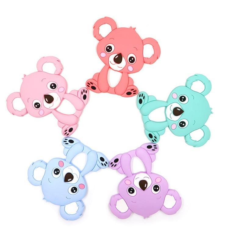 Baby Koala Silicone Teether Toy – Safe Non-Toxic Chewable Relief