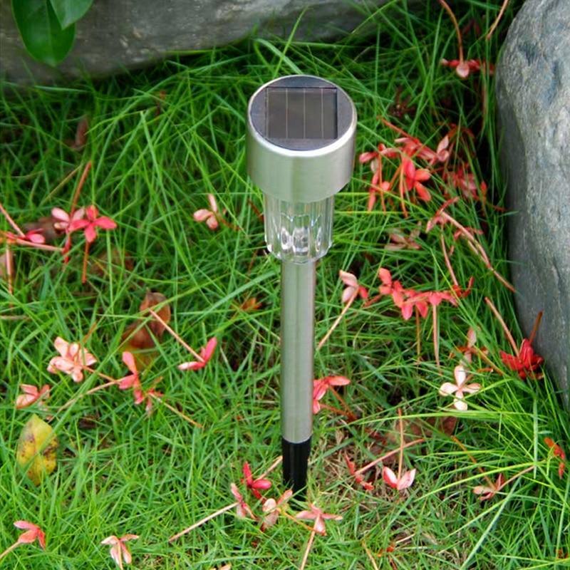 Luxury Stainless Steel Solar Garden Pathway Lights - Set of Lights