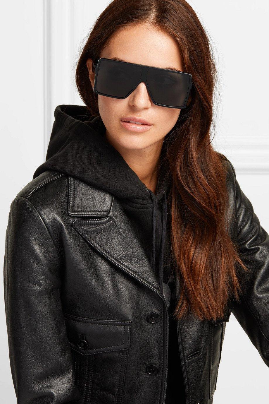 Oversized Square Frame Women's Sunglasses UV400 Protection