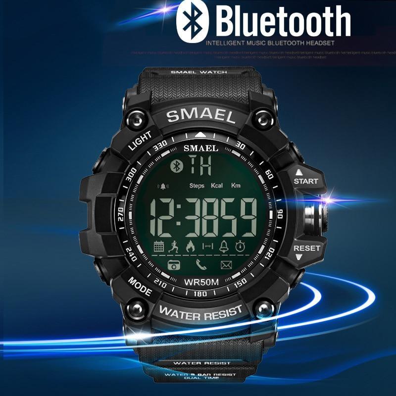 Multifunction Tactical Sport Watch with Fitness Tracking & LED
