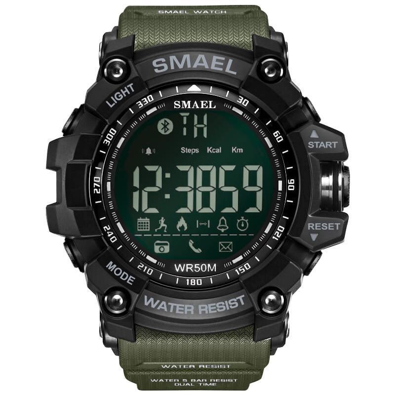 Multifunction Tactical Sport Watch with Fitness Tracking & LED