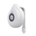 Motion Sensor LED Toilet Night Light 8-Color Changing Bathroom Lamp