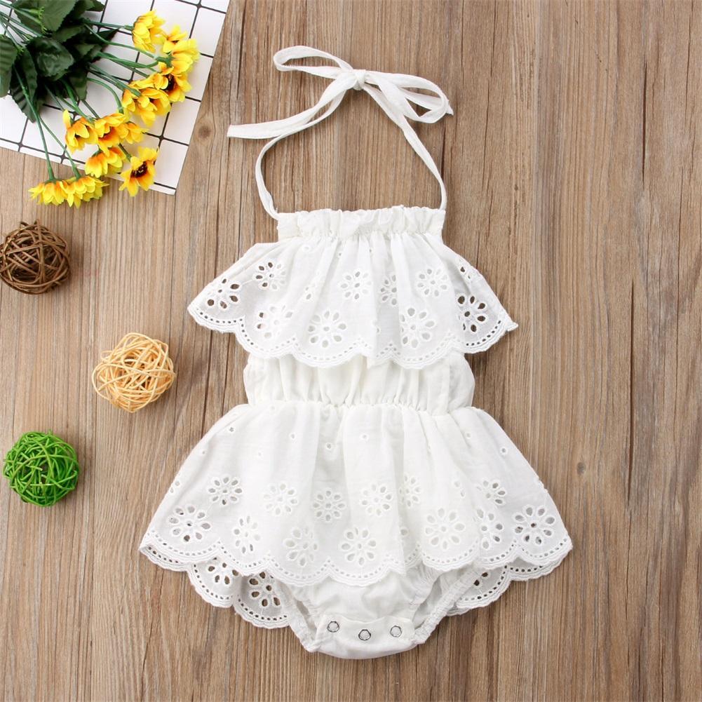 Infant Baby Girl Romantic Lace Romper Dress Playsuit