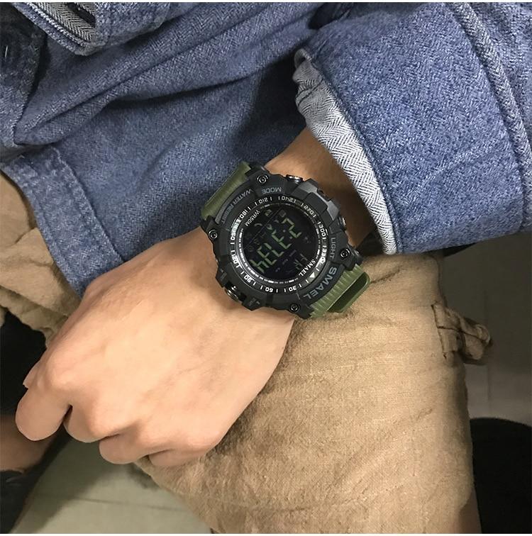 Mens Tactical Multi-Function Digital Sport Chronograph Watch