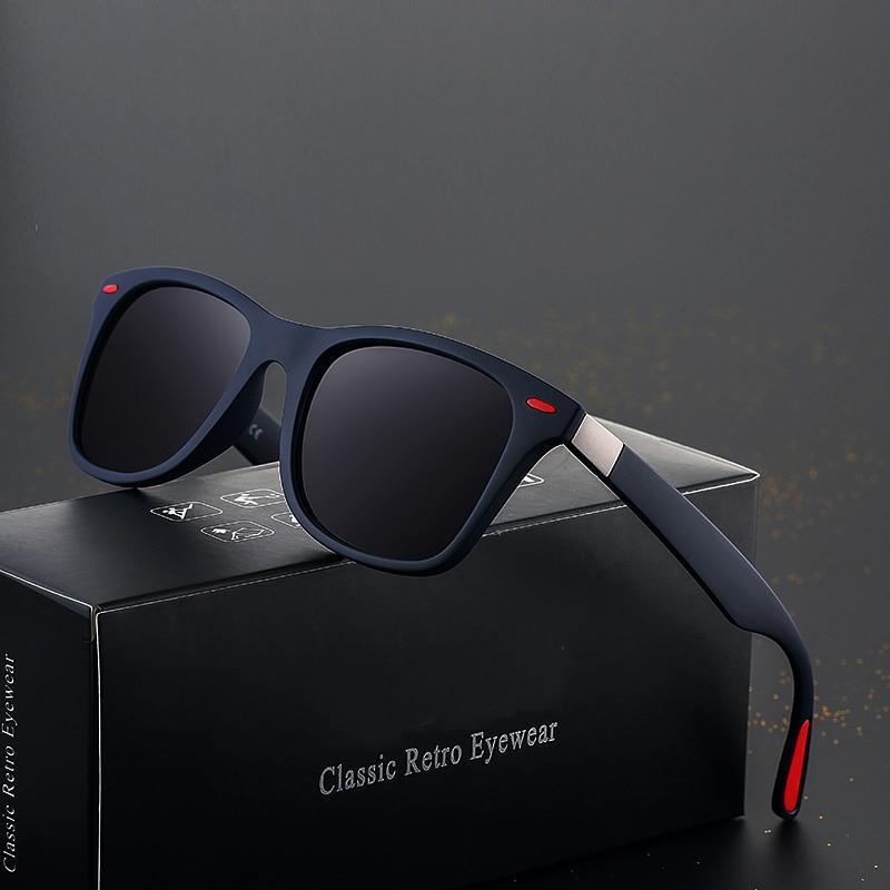 Modern Square Polarized Unisex Sunglasses with UV400 Protection
