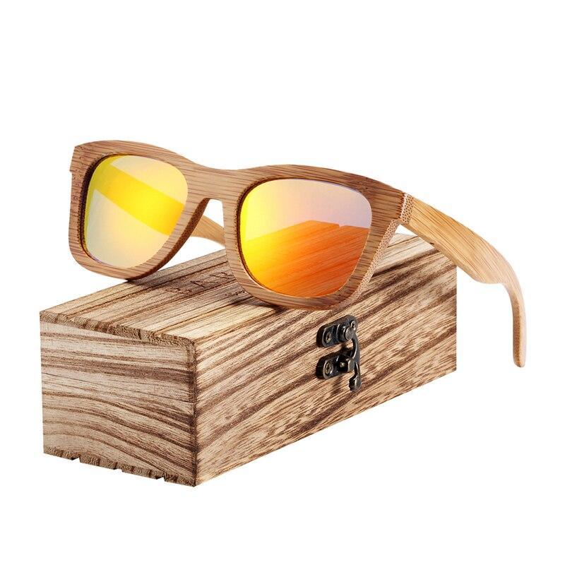 Handmade Bamboo Wood Polarized Sunglasses for Men & Women