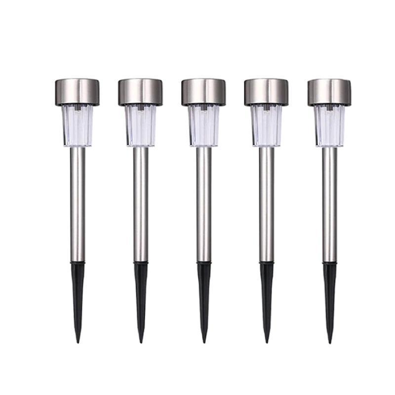 Premium Solar LED Garden Pathway Lights - Modern Stainless Steel
