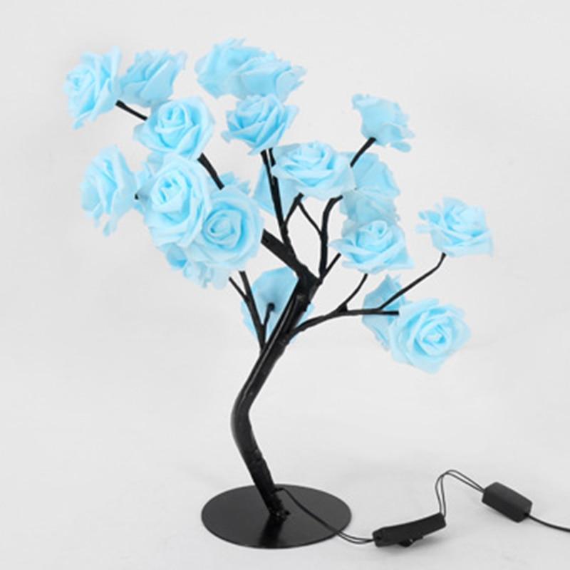 Rose Tree Decorative Table Lamp for Bedroom and Living Room