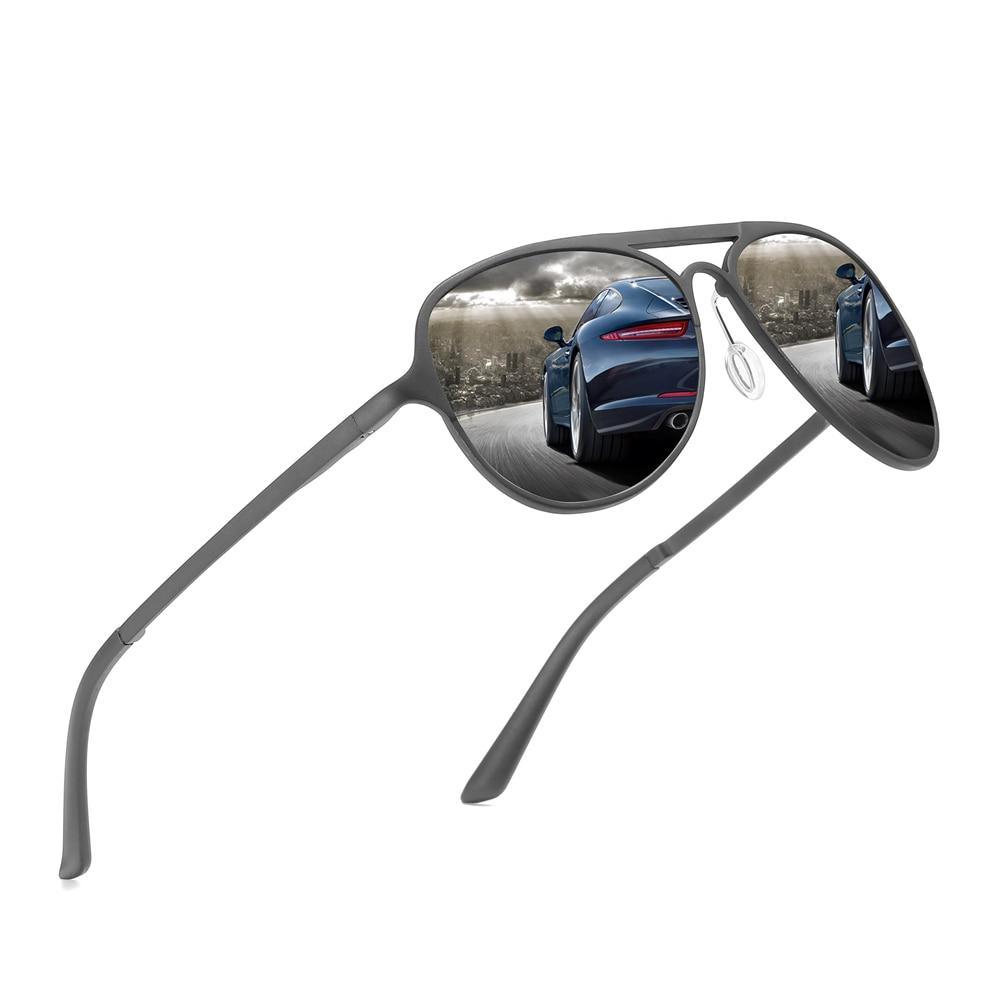 Ultralight Aluminum Pilot Polarized Sunglasses with UV400 Protection