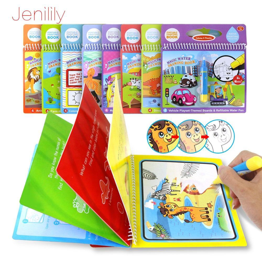 Reusable Magic Water Drawing Book – Mess-Free Kids Painting Board