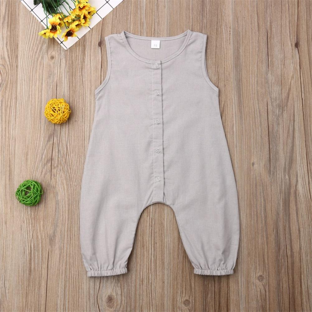 Unisex Corduroy Overall Romper Jumpsuit