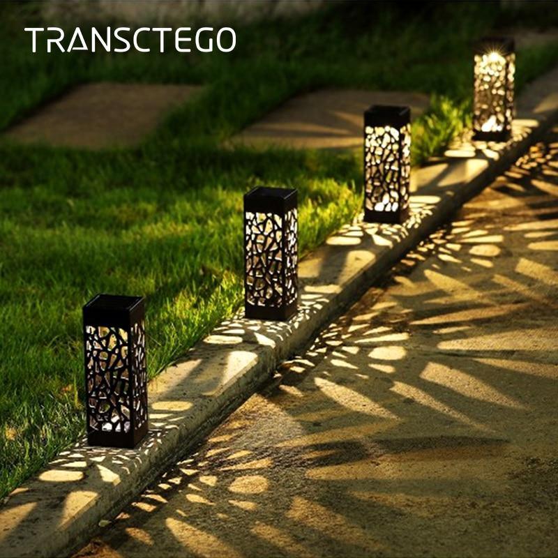 Retro Stainless Steel Waterproof Solar LED Outdoor Pathway Lamp