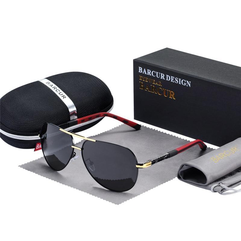 Retro Aviator Polarized Sunglasses UV400 Driving Shades