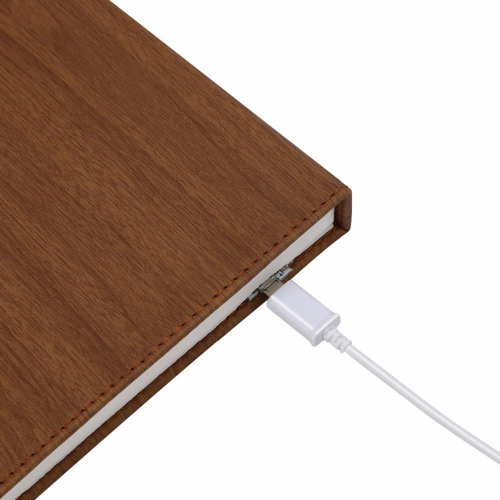 Rechargeable Foldable Wooden Book Lamp - Unique Home Decor