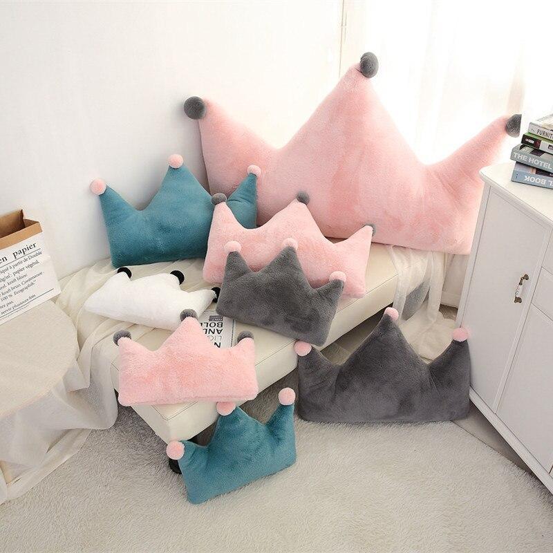Nordic Soft Plush Decorative Throw Pillow for Nursery, 45x65cm