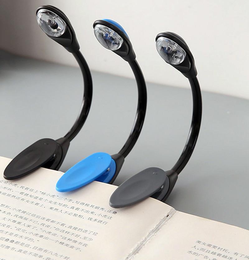 Mini Portable LED Clip-On Reading Light for Travel and Books