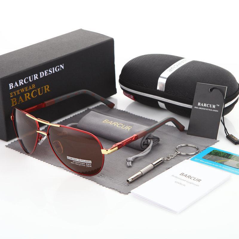 Aviation Men's Polarized Sunglasses Aluminum Magnesium Mirror Lens