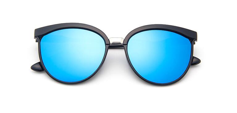 Girls Retro Oversized Cat Eye Sunglasses with UV Protection