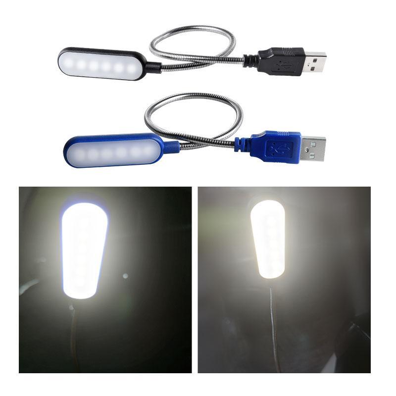 Portable Flexible USB LED Mini Reading Light for Laptop & Power Bank