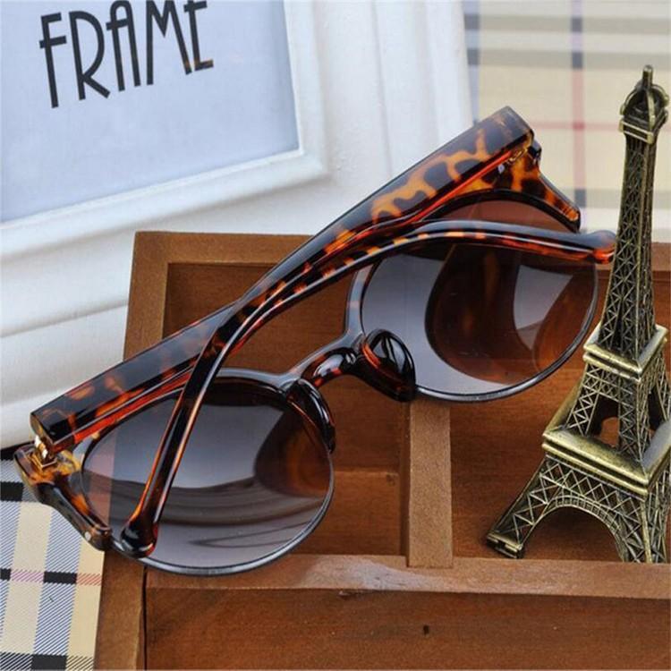 Luxury Retro Cat Eye Round Sunglasses with UV400 Protection