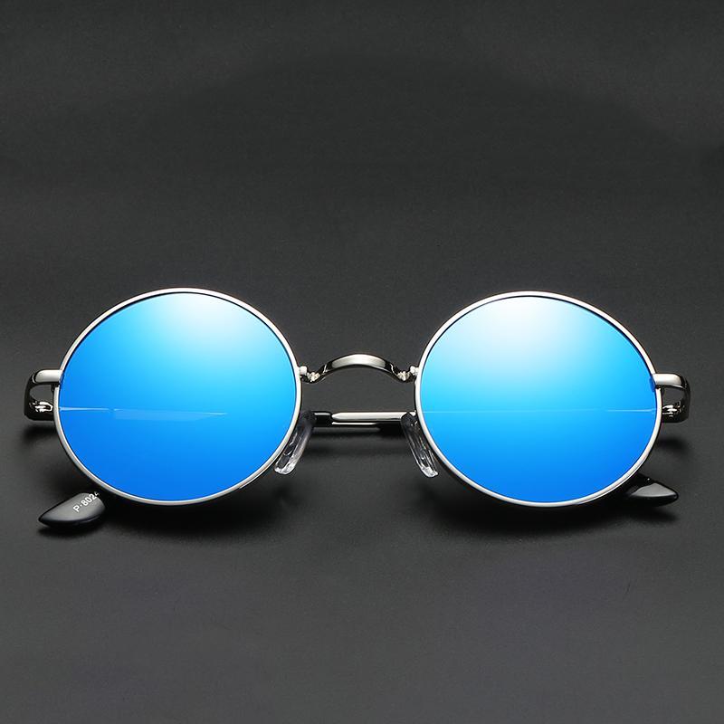 Retro Round Polarized Sunglasses with UV400 Protection Unisex