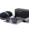 Men's Polarized Retro Metal Sunglasses Business UV400 Eyewear