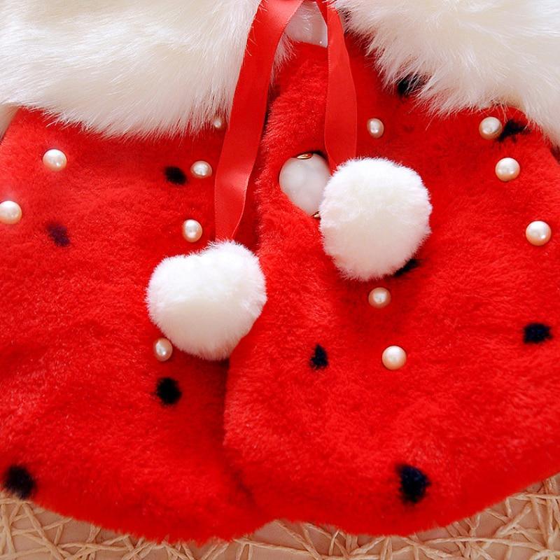 Baby Toddler Faux Fur Winter Coat with Rabbit Ear Hood