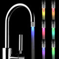 LED Temperature-Sensing Water Faucet Light - Modern Bathroom Decor