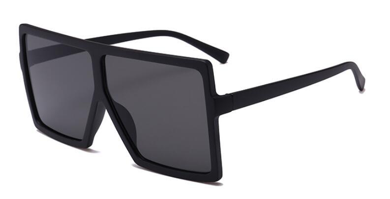 Luxury Oversized Square Frame Sunglasses with Anti-Glare Lenses