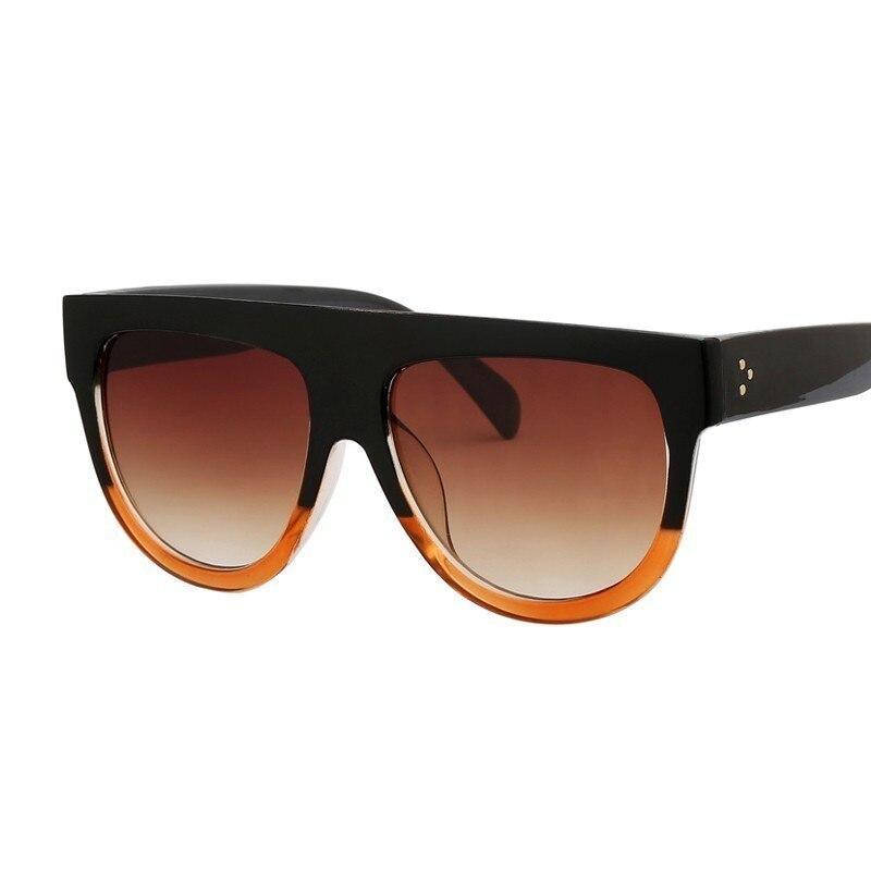 Oversized Retro Square Sunglasses for Women with UV400 Protection