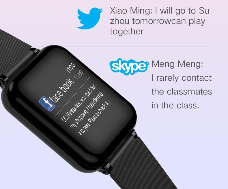 B57 Smart Watch with Heart Rate Monitor and IP67 Waterproofing