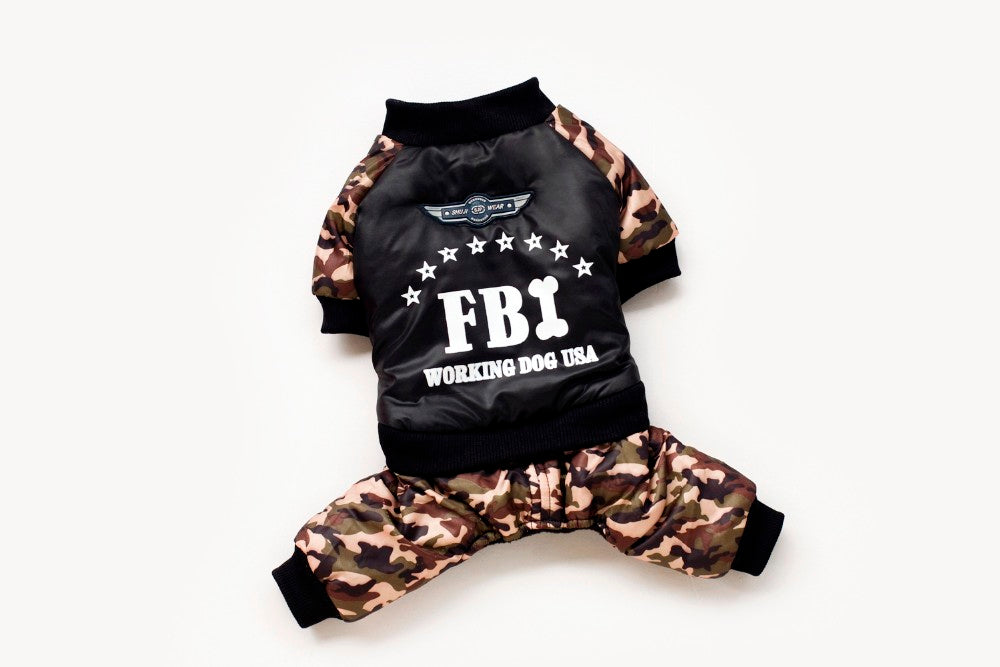 FBI Camouflage Coat |  Jumpsuit Pants