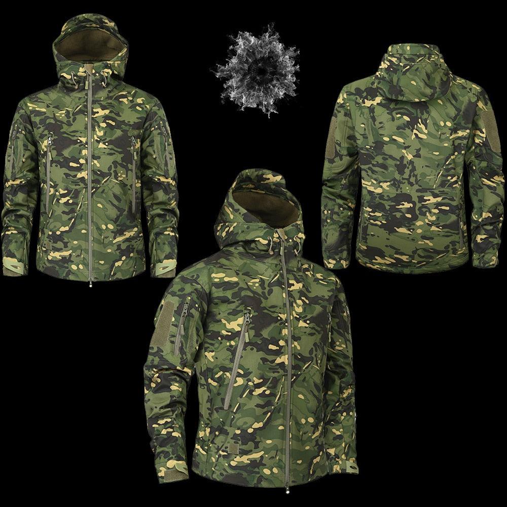 Men's Lightweight Camouflage Tactical Windbreaker Outdoor Jacket